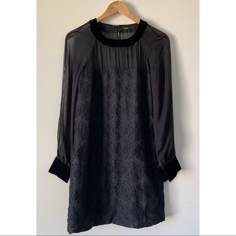 Maje Black mini Dress